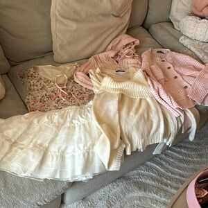 Girly Fall Coquette clothing bundle